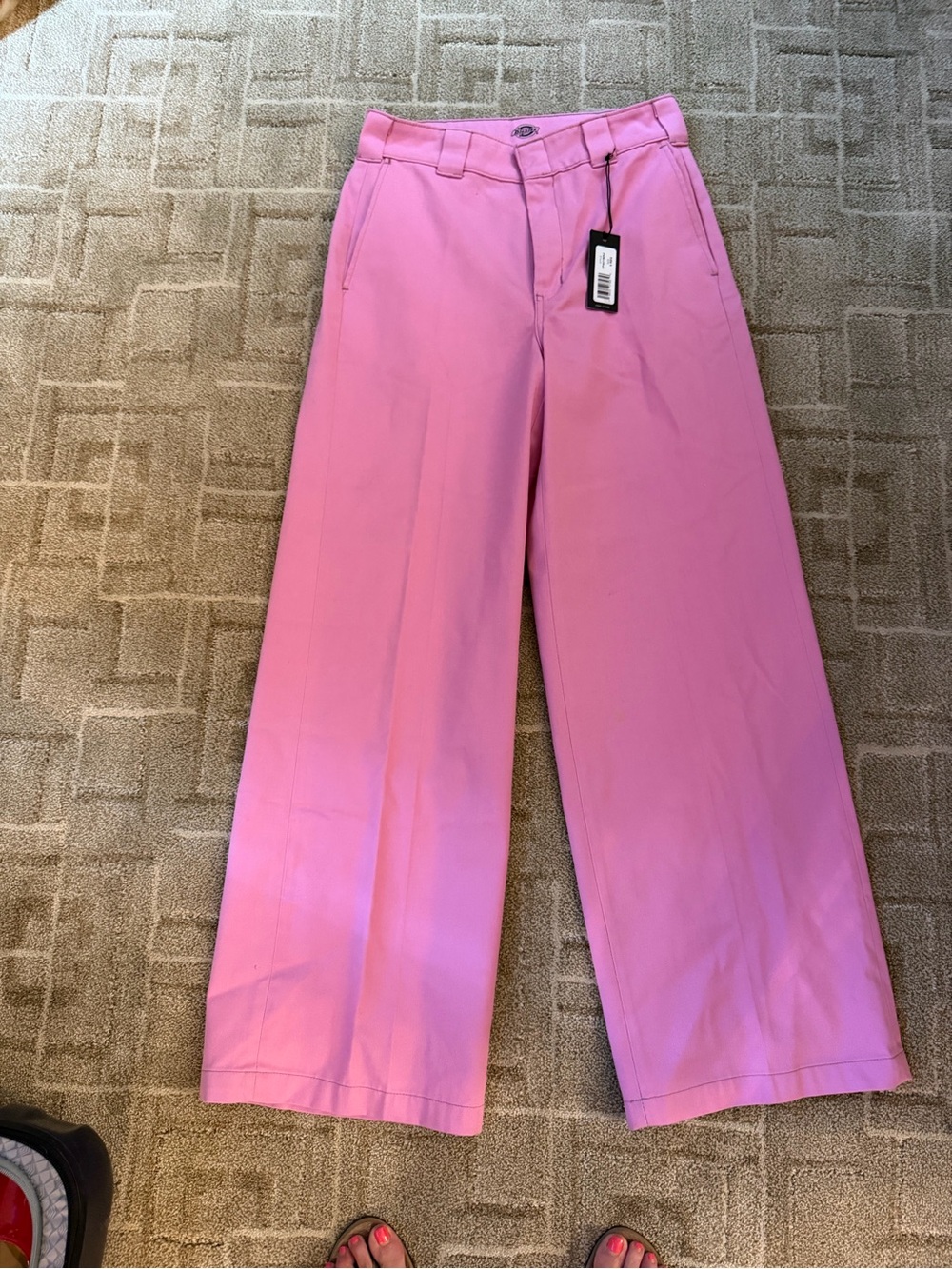 Dickies Straight-Leg Pants in Mauve book cut